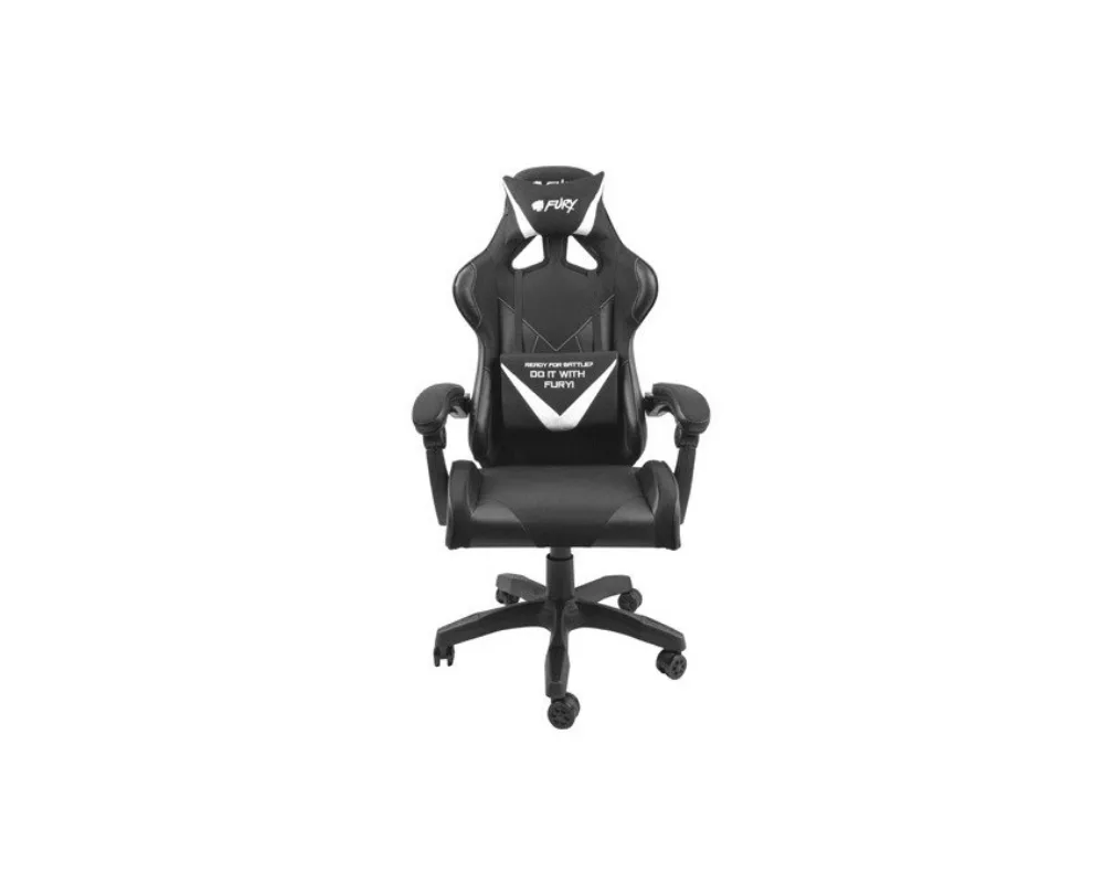 Геймърски стол Fury Gaming Chair Avenger L Black-White 2