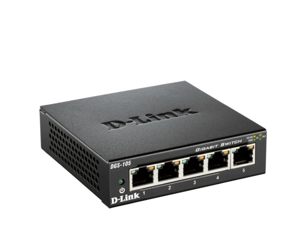 Switch (Комутатор) D-Link 5-Port Gigabit Ethernet Metal Housing Unmanaged Switch 3