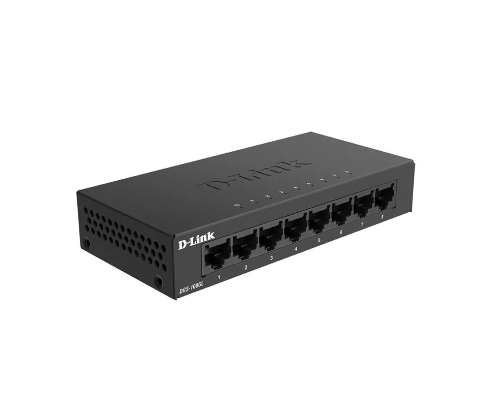 Switch (Комутатор) D-Link 8-Port Gigabit Ethernet Metal Housing Unmanaged Switch 2