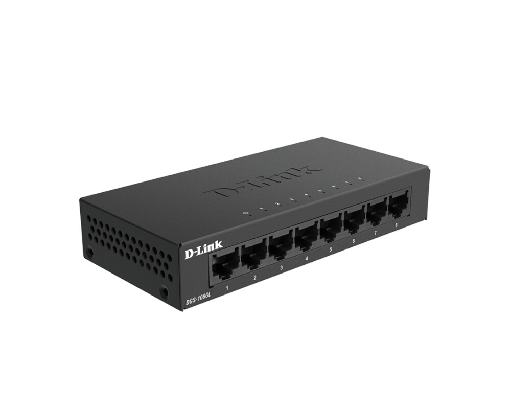 Switch (Комутатор) D-Link 8-Port Gigabit Ethernet Metal Housing Unmanaged Switch 3