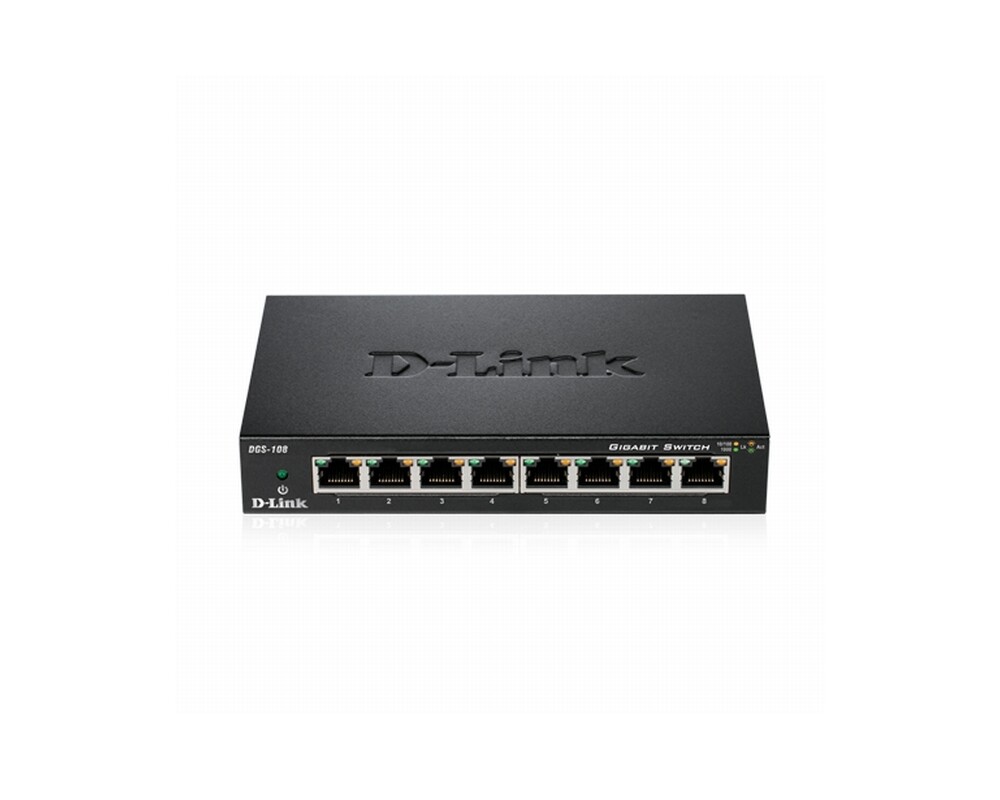 Switch (Комутатор) D-Link 8-Port Gigabit Ethernet Metal Housing Unmanaged Switch 2