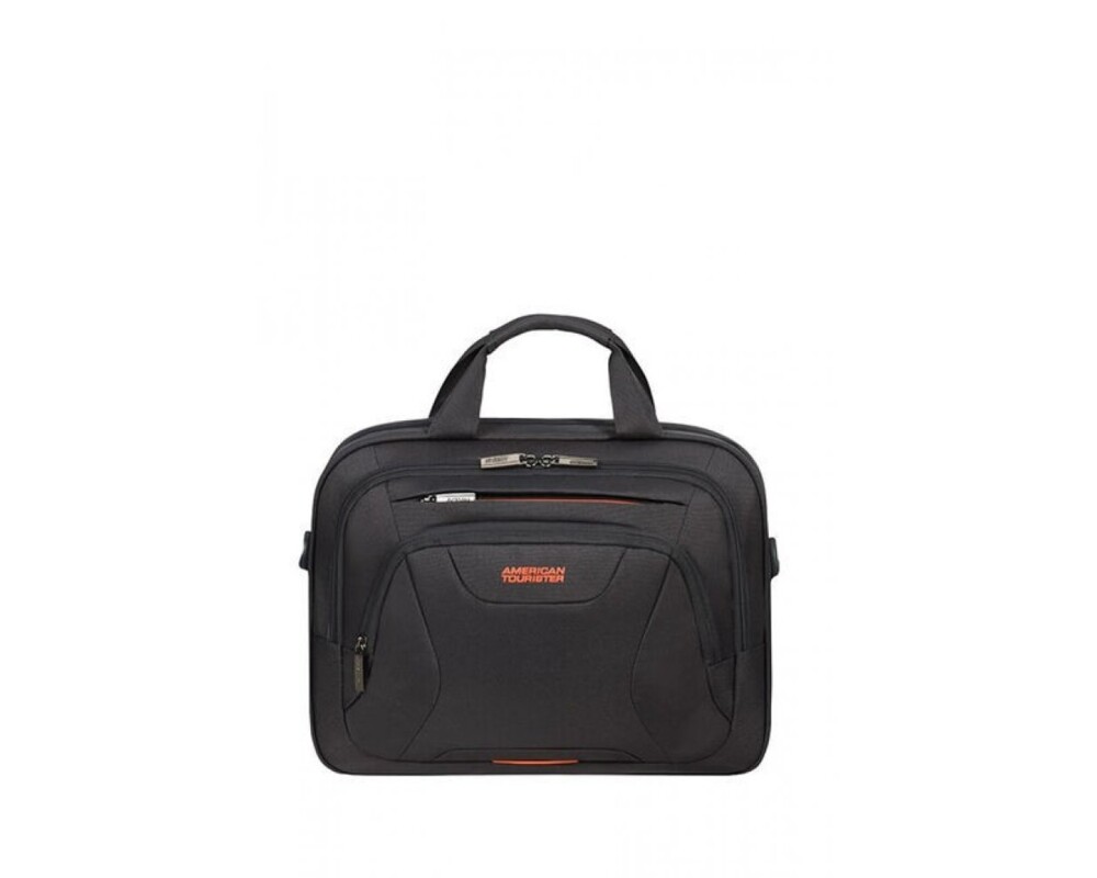 Чанта Samsonite At Work Laptop Bag 33.8-35.8cm/13.3-14.1" Black/Orange 5