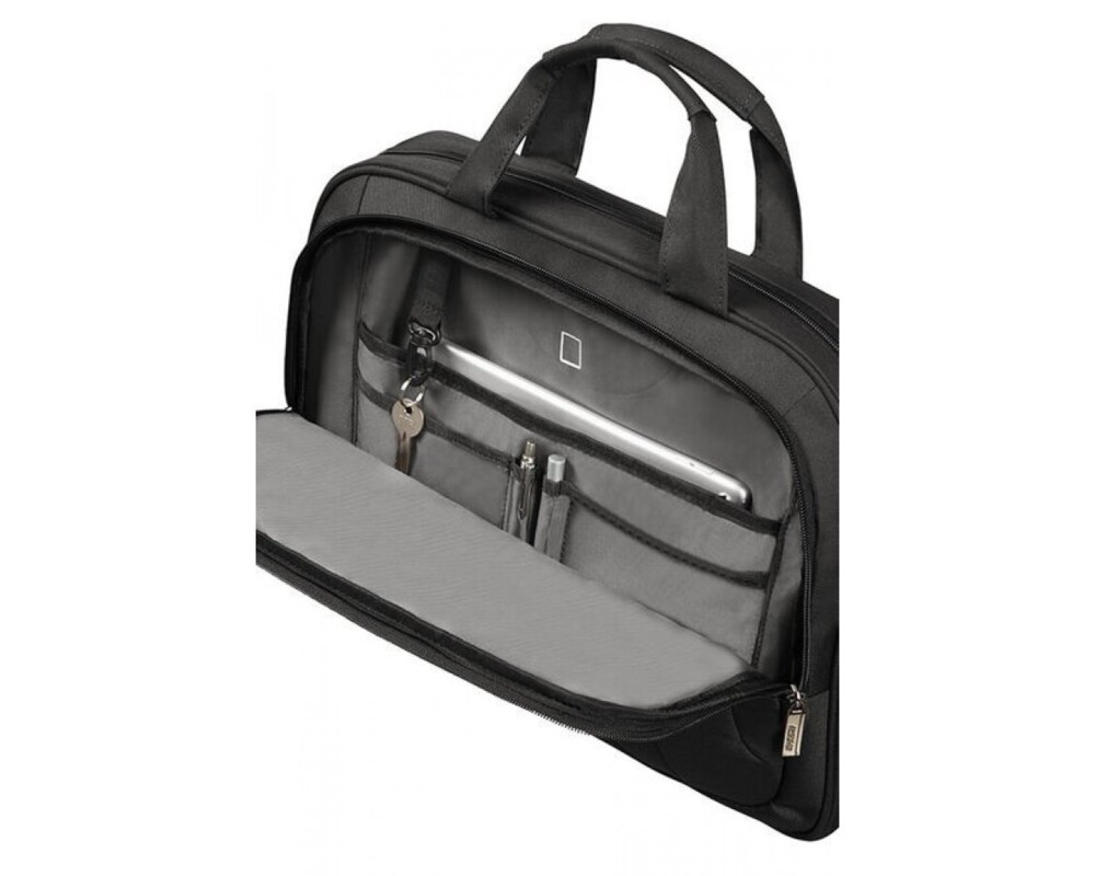 Чанта Samsonite At Work Laptop Bag 39.6cm/15.6" Black/Orange 2