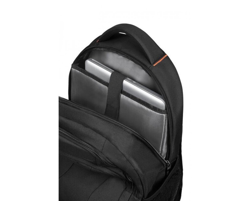 Раница Samsonite At Work Laptop Backpack 39.6cm/15.6" Black/Orange 6