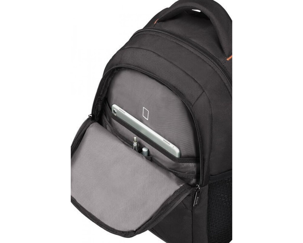 Раница Samsonite At Work Laptop Backpack 39.6cm/15.6" Black/Orange 2