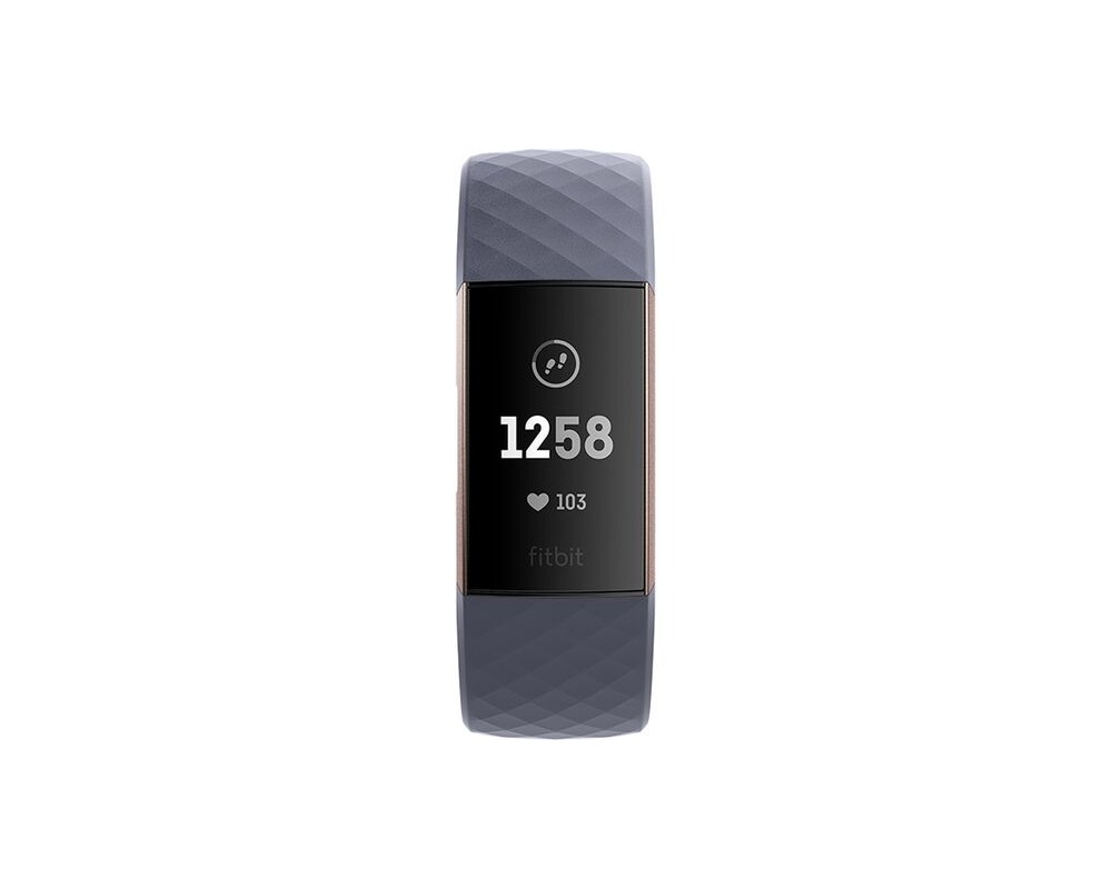 Smart часовник Fitbit Charge 3 Rose Gold Blue Grey 2