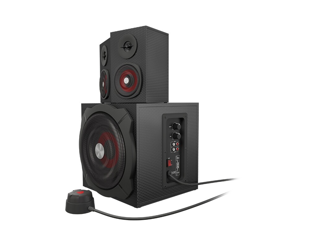 Тонколони Genesis Speakers Helium 600 60W Rms 2.1 Black Wired Remote Control 4