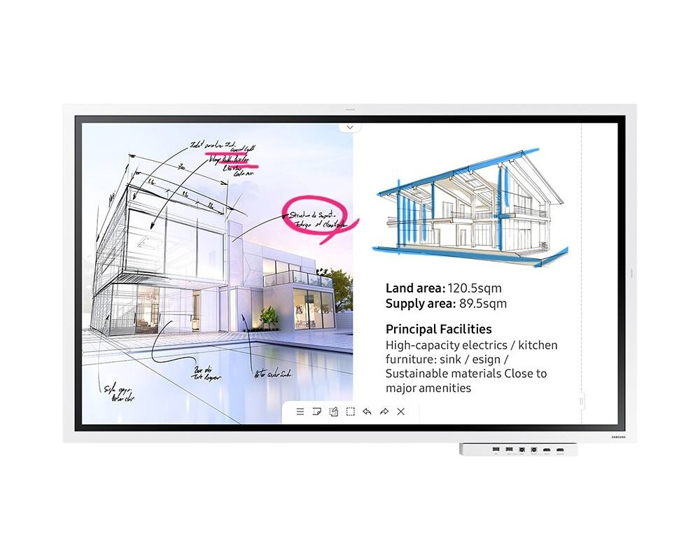 Интерактивен дисплей SAMSUNG WM55R-W Flip Digital 55inch UHD 2