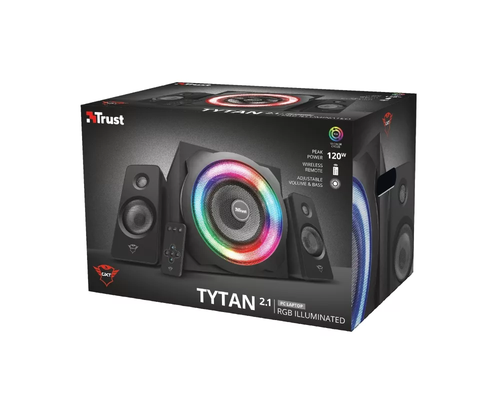 Тонколони TRUST GXT 629 Tytan 2.1 RGB Speaker Set 8