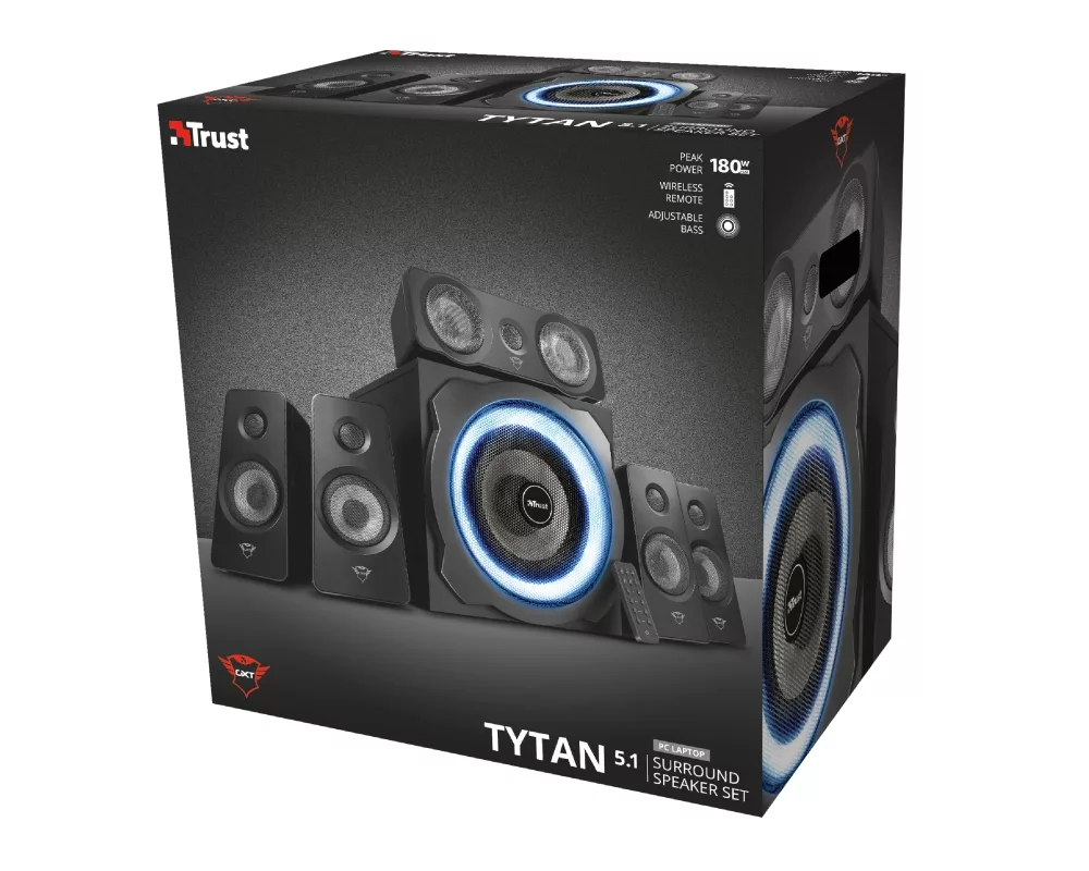 Тонколони TRUST GXT 658 Tytan 5.1 Surround Speaker System 7