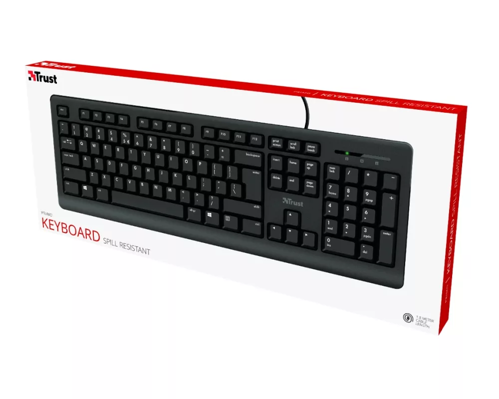 Клавиатура TRUST Primo Keyboard BG layout 6