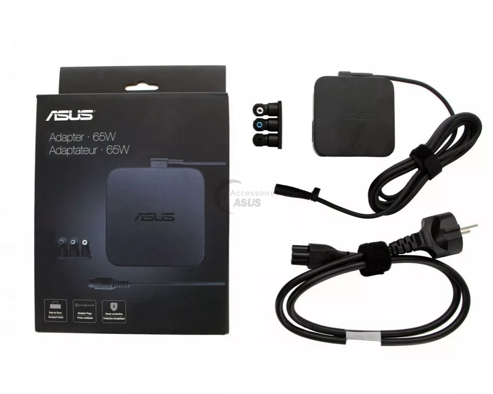 Зарядно Asus Adapter U65W multi tips charger 2