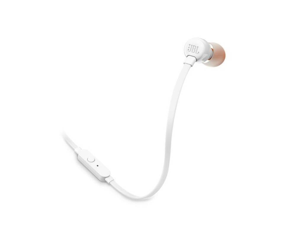Слушалки JBL T110, In Ear, Бял 3