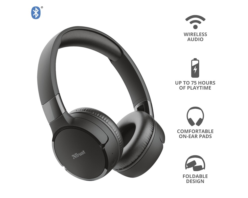 Слушалки TRUST Zena Bluetooth Wireless Headphones 10