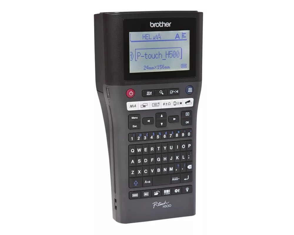 Етикетен принтер BROTHER PTH500YJ1 PTH500 P-touch imprimanta etichete Handhel TZe tapes 3.5-24 mm 3