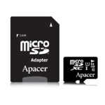 <span>Флаш карта</span> Apacer 64GB Micro-Secure Digital XC UHS-I Class 10 (1 adapter) <span class='catalog-num-in-name'>AP64GMCSX10U1-R</span> - 
