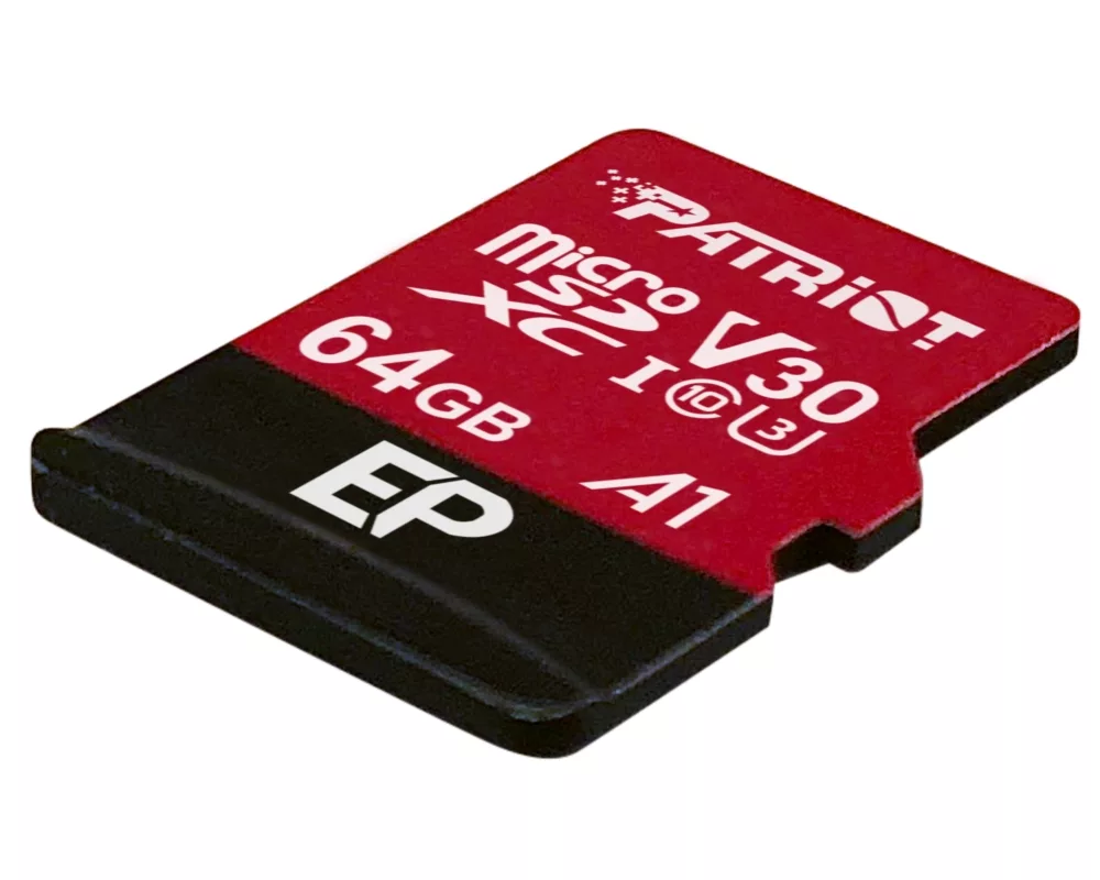 Флаш карта Patriot EP Series 64GB micro SDXC V30 2