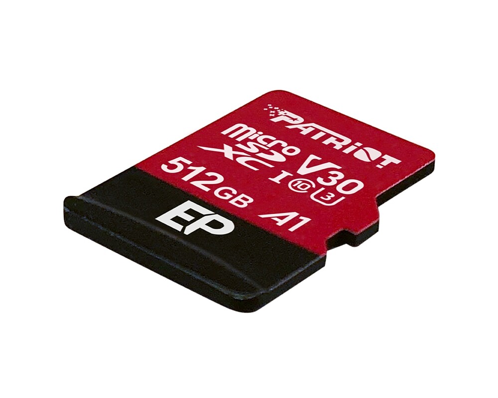 Флаш карта Patriot EP Series 512GB Micro SDXC V30 2