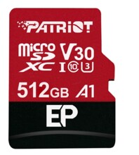  Patriot EP Series 512GB Micro SDXC V30 195696 PEF512GEP31MCX на топ цена - PIC.bg