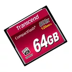Флаш карта Transcend 64GB CF Card (800x) 4