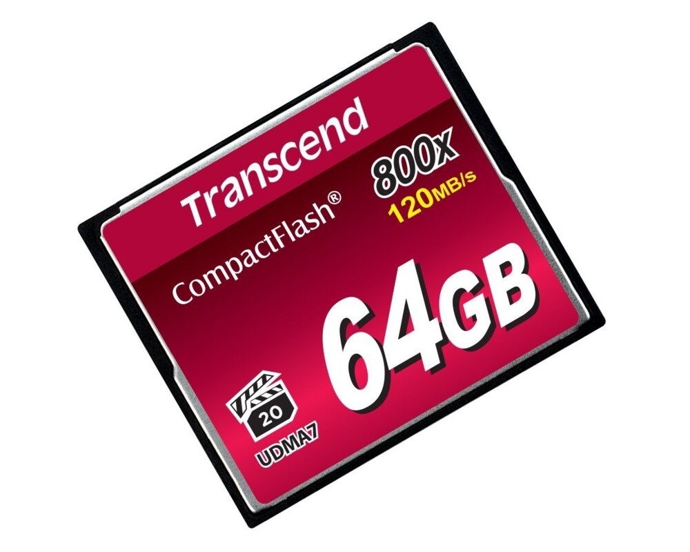 Флаш карта Transcend 64GB CF Card (800x) 4