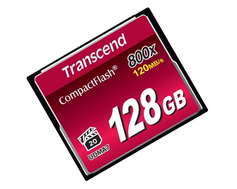 Флаш карта Transcend 128GB CF Card (800x) 4