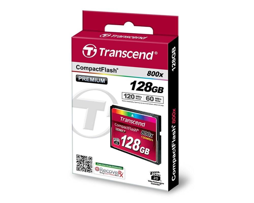 Флаш карта Transcend 128GB CF Card (800x) 5