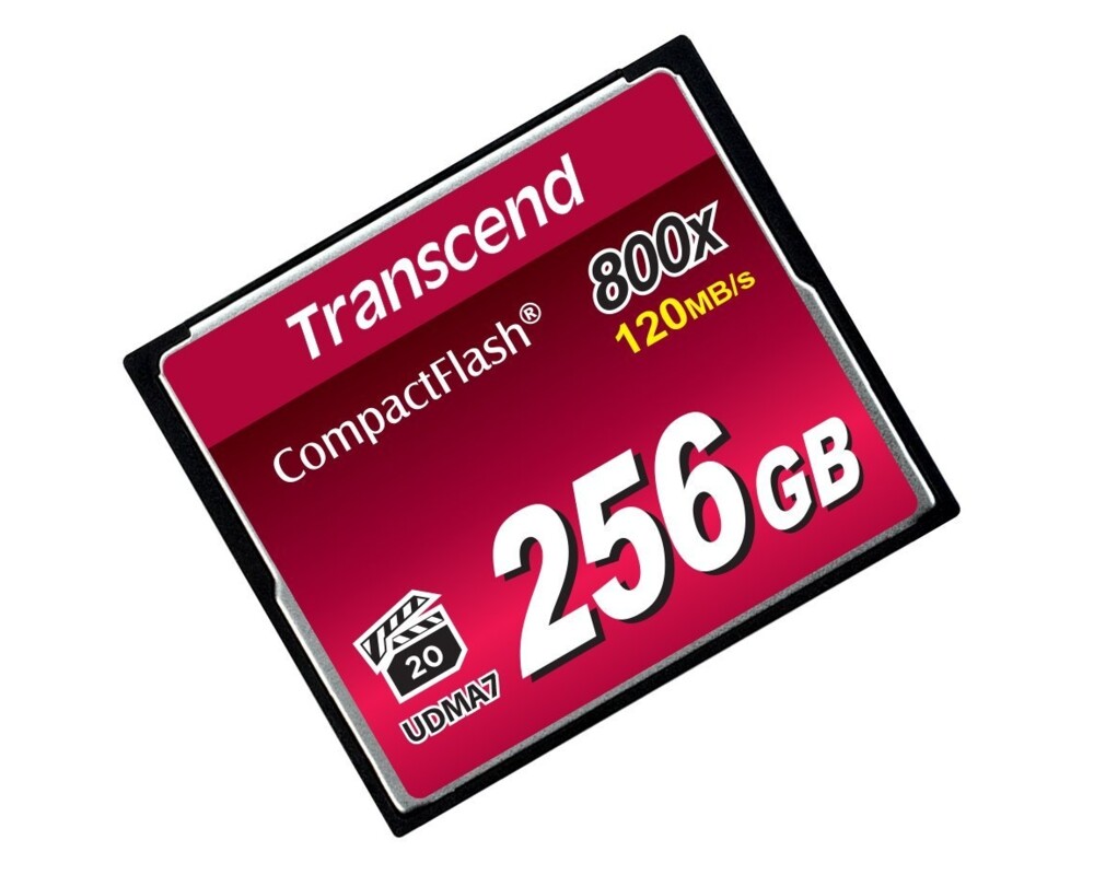 Флаш карта Transcend 256GB CF Card (800x) 3