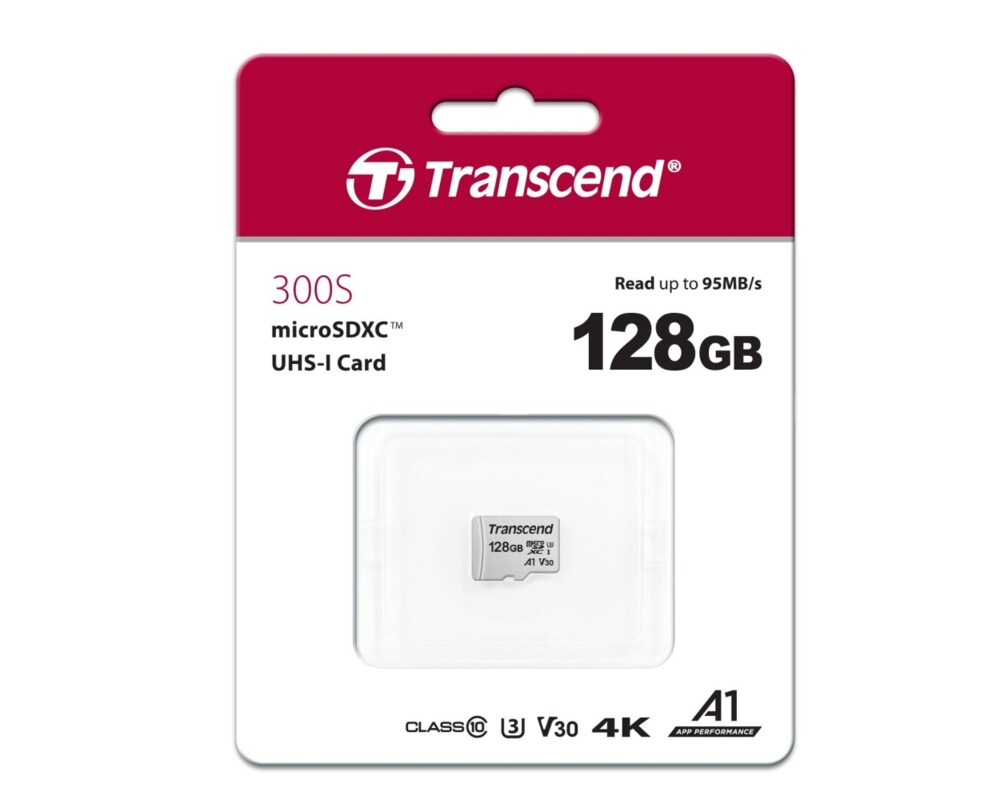 Флаш карта 128GB Transcend microSD w/o adapter UHS-I U3 A1 2