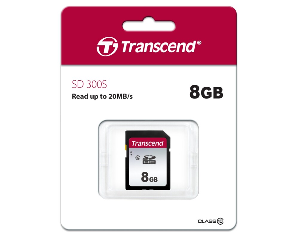 Флаш карта Transcend 8GB SD Card Class10 2