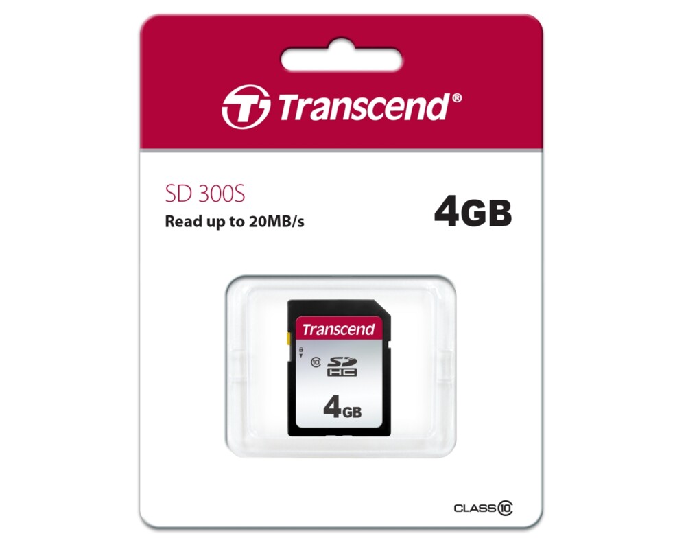 Флаш карта Transcend 4GB SD Card Class10 2
