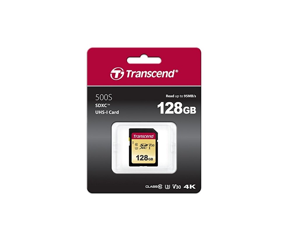 Флаш карта Transcend 128GB SD card UHS-I U3 2