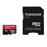 <span>Флаш карта</span> Transcend 8GB micro SDHC UHS-I Premium (with adapter <span class='catalog-num-in-name'>TS8GUSDU1</span> - 