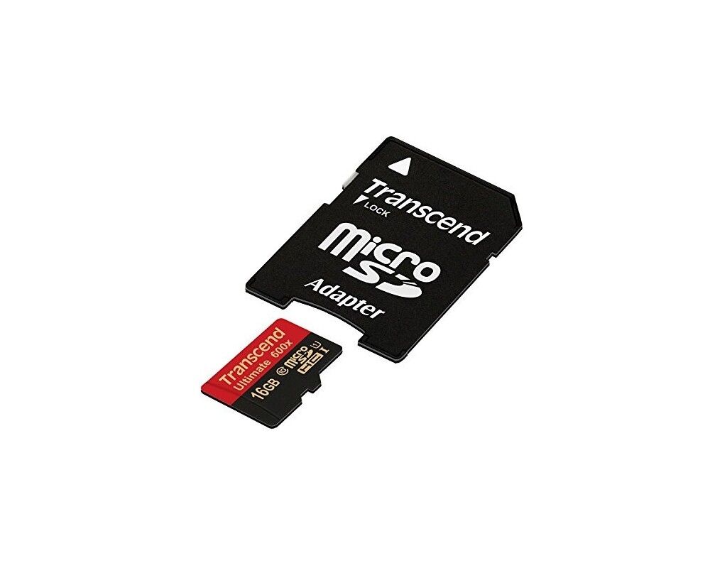 Флаш карта Transcend 16GB micro SDHC UHS-I Ultimate (with adapter 2