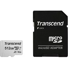  Transcend 512GB microSD w/ adapter UHS-I U3 A1 195768 TS512GUSD300S-A на топ цена - PIC.bg