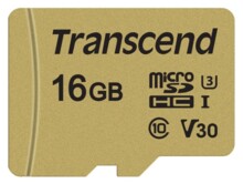  Transcend 16GB micro SD UHS-I U3 (with adapter) 195770 TS16GUSD500S на топ цена - PIC.bg
