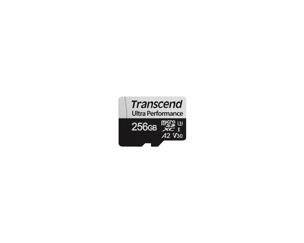 Флаш карта Transcend 256GB micro SD w/ adapter UHS-I U3 A2 Ultra Performance 2