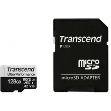  Transcend 128GB micro SD w/ adapter UHS-I U3 A2 Ultra Performance 195774 TS128GUSD340S на топ цена - PIC.bg
