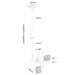 Стойка Neomounts Flat Screen Ceiling Mount (Height: 60-85 cm) 7
