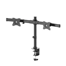 Neomounts Flat Screen Desk Mount (clamp/grommet) for 2 Monitor Screens - Crossbar 196029 FPMA-DCB100DBLACK на топ цена - PIC.bg
