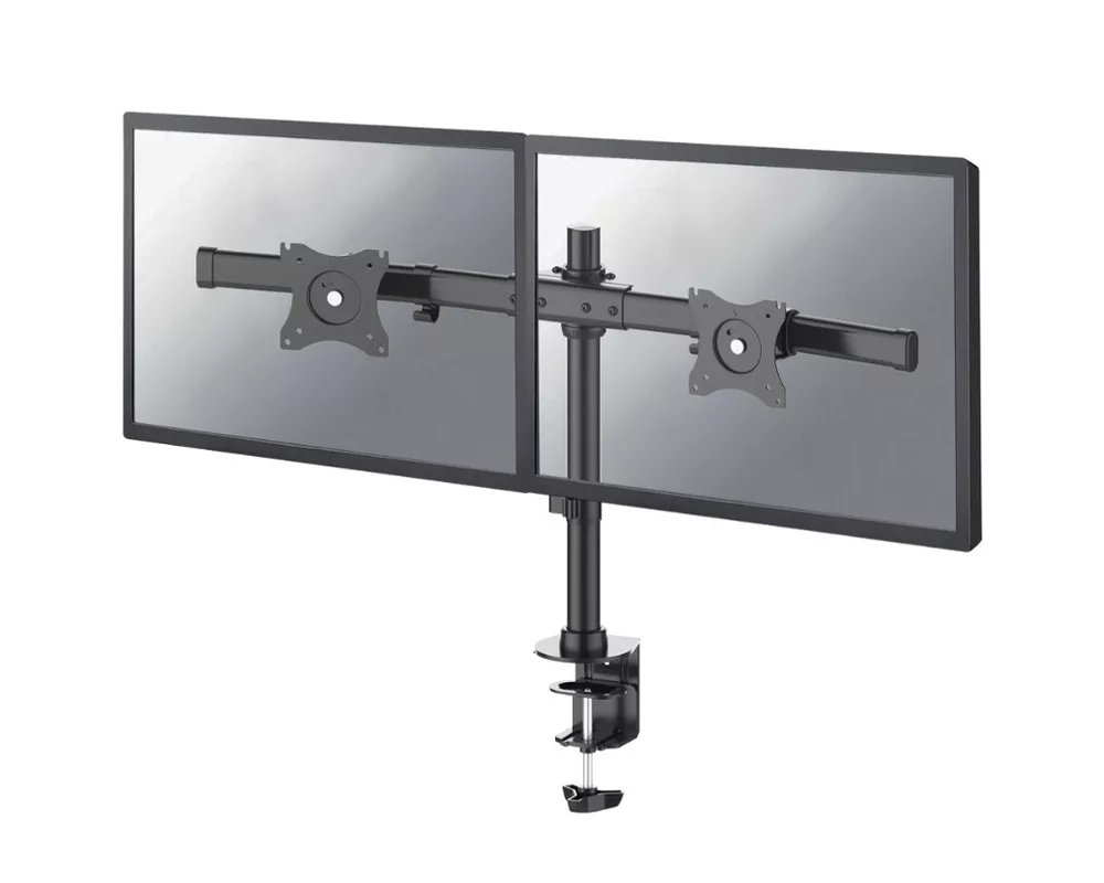 Стойка Neomounts Flat Screen Desk Mount (clamp/grommet) for 2 Monitor Screens - Crossbar 2