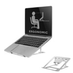<span>Стойка</span> Neomounts Notebook Desk Stand (ergonomic) <span class='catalog-num-in-name'>NSLS085SILVER</span> - 
