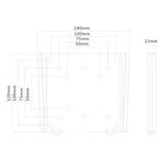Стойка Neomounts Flat Screen Wall Mount (fixed 3