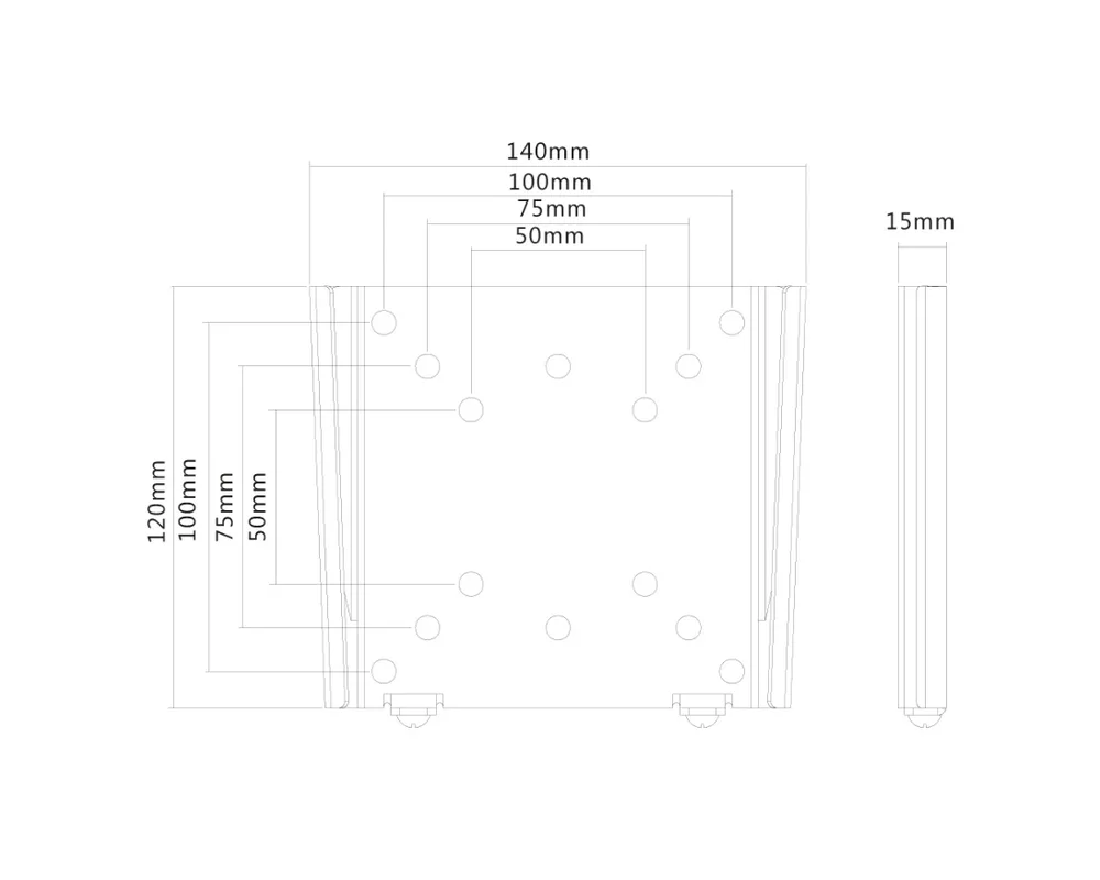 Стойка Neomounts Flat Screen Wall Mount (fixed 3