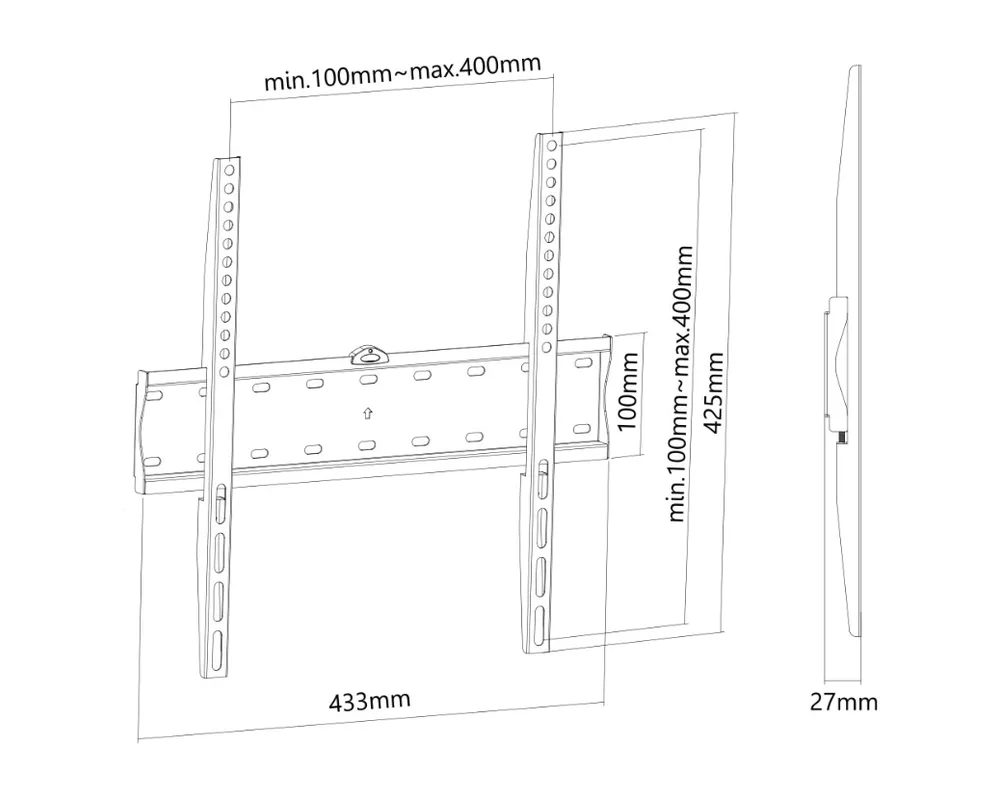 Стойка Neomounts Flat Screen Wall Mount (fixed) 6