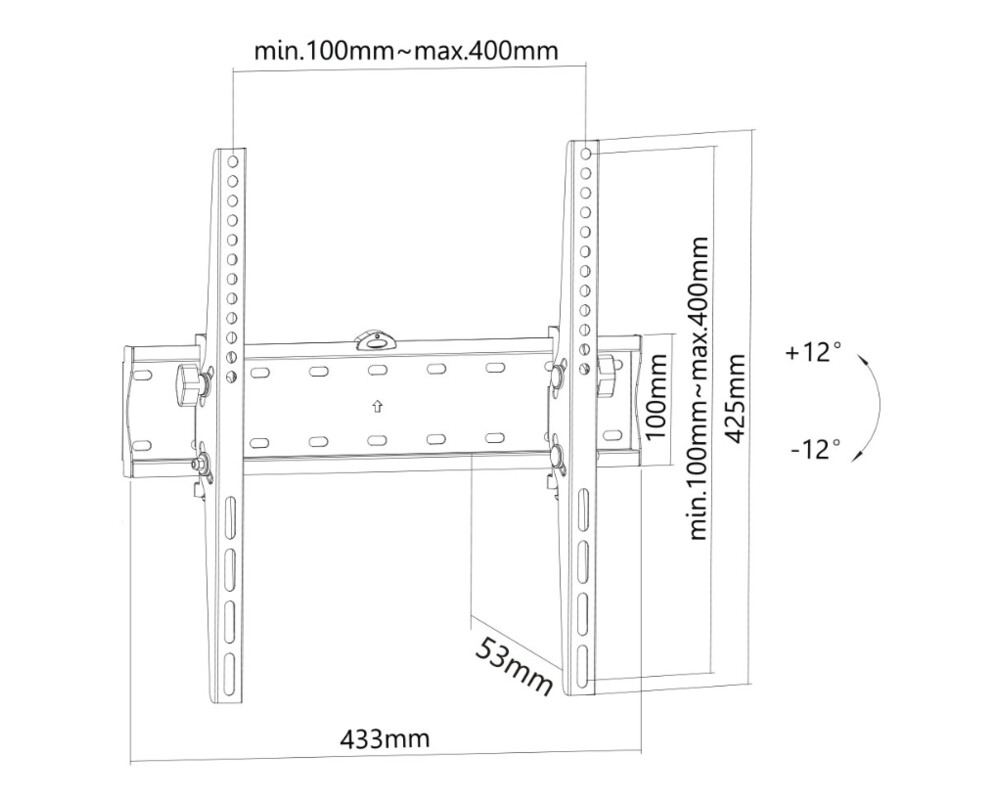 Стойка Neomounts Flat Screen Wall Mount (tiltable) 10