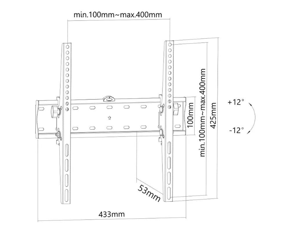 Стойка Neomounts Flat Screen Wall Mount (tiltable) 10