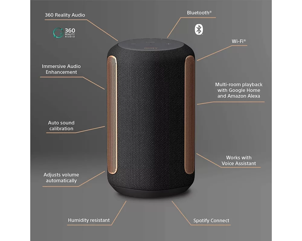 Тонколони Sony SRS-RA3000 Portable Bluetooth  Speaker 3