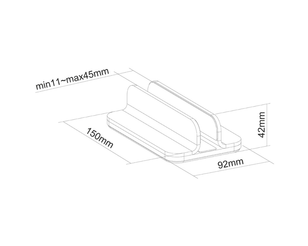 Стойка Neomounts by NewStar Notebook Desk Stand (vertical) 5