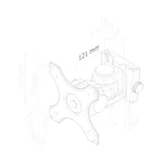 Стойка Neomounts Flat Screen Wall Mount (2 pivots & tiltable) 3